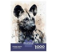 Puzzles De 1000 Pièces Pour Adolescents Hyena Wild Laughter Puzzles Pour Adultes Jeux Amusants Décoration Parfaite Pour Un Anniversaire, Noël 52x38cm/1000pcs