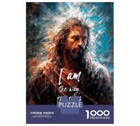 Puzzles De 1000 Pièces Pour Adolescents Jesus Bible Verse Puzzles Pour Adolescents, Jouets Anti-stress, Cadeaux Pour Femmes, Cadeaux Anti-stress 52x38cm/1000pcs