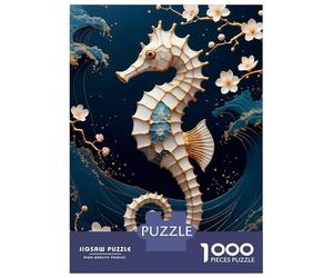 Puzzles De 1000 Pièces Pour Adolescents Seahorse Kintsugi Art Puzzles Pour Adolescents, Jouets Anti-stress, Cadeaux Pour Femmes, Cadeaux Anti-stress 70x50cm/1000pcs