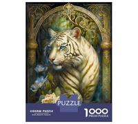 Puzzles De 1000 Pièces Pour Adolescents The Siberian Tiger Puzzle Jeux Relaxants Décoration Murale Cadeaux Pour Les Amis Et La Famille 52x38cm/1000pcs