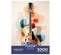 Puzzles De 1000 Pièces Pour Adultes Abstract Violin Puzzle Anti-stress, Jouet De Décoration Intérieure, Difficile Et Stimulant 52x38cm/1000pcs