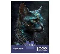 Puzzles De 1000 Pièces Pour Adultes Abyssinian Cat Nobility Puzzle Jeux De Famille Difficile Difficile Cadeaux Uniques Pour Anniversaire Et Noël 52x38cm/1000pcs