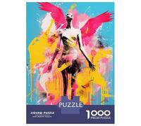 Puzzles De 1000 Pièces Pour Adultes Angel Graffiti Pop Art Puzzle Jeux De Famille Difficile Difficile Cadeaux Uniques Pour Anniversaire Et Noël 70x50cm/1000pcs