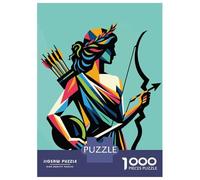 Puzzles De 1000 Pièces Pour Adultes Artemis Goddess of Nature Puzzle Jeux De Famille Difficile Difficile Cadeaux Uniques Pour Anniversaire Et Noël 70x50cm/1000pcs