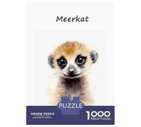 Puzzles De 1000 Pièces Pour Adultes Meerkat Animal Safari Puzzle Jeux De Famille Difficile Difficile Cadeaux Uniques Pour Anniversaire Et Noël 38x26cm/1000pcs