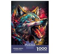 Puzzles De 1000 Pièces The Pirate Wolf Puzzle Adulte Jeu Manuel Une Œuvre D'art Cadeaux Uniques Pour Anniversaire Et Noël 52x38cm/1000pcs