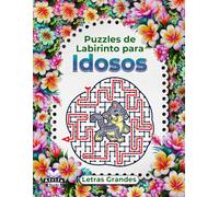 Puzzles de Labirinto para Idosos em Letras Grandes, Livro de Atividades para Gatos para Melhorar a Memória: Jogos de lógica e raciocínio para idosos ... mentes afiadas (Jogos de memória para idosos)