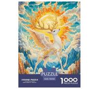 Puzzles Deer God 1000 Piece Challenge Game for Adults,Fantasy Landscape Impossible Jigsaw Puzzles 1000 Piece Educational Games for Adults Or Families 70x50cm/1000pcs