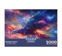 Puzzles Eagle 1000 Piece Challenge Toy for Adults,Fantasy Cosmic Scene Impossible Jigsaw Puzzles 1000 Pieces Educational Game Home Decoration 38x26cm/1000pcs