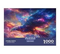 Puzzles Eagle 1000 Pieces Challenge Toy for Adults,Fantasy Cosmic Scene Impossible Jigsaw Puzzles 1000 Pieces Educational Games Home Decoration 70x50cm/1000pcs