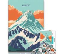 Puzzles Everest Majesty Puzzles 1000 Pieces for Adults,Educational Games Home Decoration Deal As Gifts for The Whole Family 75x50cm