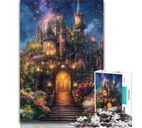 Puzzles Fantasy Castle 1000 Piece Jigsaw Puzzle for Adults And Teenagers,Family Game Birthday Gifts.Challenge High Difficulty 26x38cm