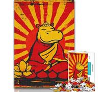 Puzzles Fantasy Hippo Puzzles 1000 Pieces for Teenagers,Decompressing Intellectual Educational Toy Secret Santa Gifts 75x50cm