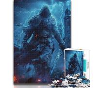 Puzzles Fantasy Ninja Knight 1000 Piece Jigsaw Puzzle for Adults And Teenagers,Educational Game for Birthday, Chrismas for And Age 14 26x38cm