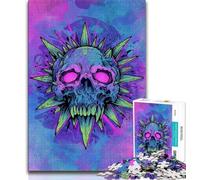 Puzzles Fantasy Skeleton Jigsaw Puzzle 1000 Pieces for Adults,for Age 14+ Impossible Game Best Gift for Adults And Teenagers (50x75cm)