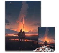 Puzzles for 1000 Piece Anime Sky Peaceful Puzzles for Adults Erfect for Home Decor Birthdays Holidays And Gifts 1000 PCS(75x50cm)