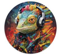 Puzzles for 1000 Piece Art Chameleon Difficult Puzzles for Adults Family Activity Game for Teenagers,Challenging Brain Teaser (67.5x67.5cm)