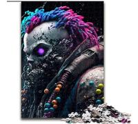 Puzzles for 1000 Piece Brutal Warrior Wooden Puzzles size 50x75cm Challenging DIY Brain Teaser, Perfect Family Game Or Decorative Gift
