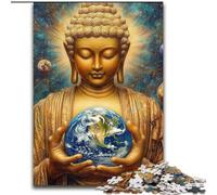 Puzzles for 1000 Piece Buddha Holding The Earth Challenging Puzzles 26X38CM for Mother'S Day, Birthdays, Christmas