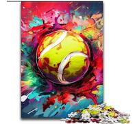Puzzles for 1000 Piece Colorful Tennis Jigsaw Puzzles for Adults Ideal Holiday Or Birthday Gift, Party Game Toy (Size 50x75 cm)