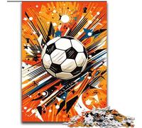 Puzzles for 1000 Piece Colourful Football Impossible Jigsaw Puzzles for Adults with Family Interactive Game, for Ages 14+ (Size 26x38cm)