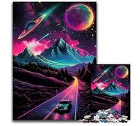 Puzzles for 1000 Piece Cosmic Mountains Road Puzzles for Adults Challenging Brain Teaser - Relaxing Toy for Teenagers 50x75CM/19.68x29.52inch