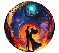Puzzles for 1000 Piece Couple Dancing Jigsaw Puzzles for Adults Brain Teaser Game, Interactive Family Game, Suitable for Ages 14+ 67.5x67.5cm