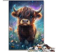 Puzzles for 1000 Piece Cute Yak Baby cardboard Puzzles size 38x26cm Challenging DIY Brain Teaser, Perfect Family Game Or Decorative Gift