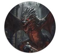 Puzzles for 1000 Piece Dragon Dungeon Boss Jigsaw Puzzles for Adults Brain Teaser Game, Interactive Family Game, Suitable for Ages 14+ 67.5x67.5cm