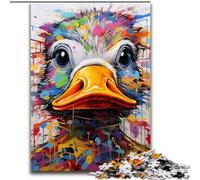 Puzzles for 1000 Piece Duck Graffiti 1000 Piece Jigsaw Puzzles for Adults Colourful, Fun, Challenging & Brainteasing 50x75cm