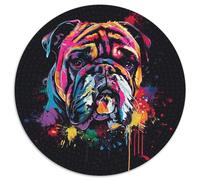 Puzzles for 1000 Piece Fantasy Bulldog Cardboard Puzzles Ideal for And Family Fun for Holidays, Birthdays 1000pcs (67.5x67.5cm)