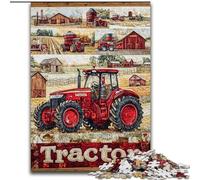 Puzzles for 1000 Piece Farm Implement Tractor Jigsaws 1000 Pieces for Adults Interactive Family Game, Suitable for Ages 14+ (Size 26x38cm)