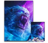 Puzzles for 1000 Piece Ferocious Yeti RoarPuzzles for Adults Brain Teaser Game for Teenagers Perfect 1000 PCS(38x26cm)