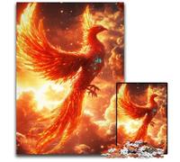 Puzzles for 1000 Piece Fire PhoenixImpossible Jigsaw Puzzles for Adults for Birthdays Holidays Best for Christmas 1000 PCS(75x50cm)