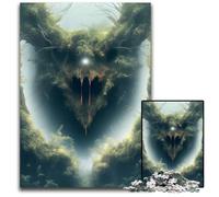 Puzzles for 1000 Piece Forest Monster Fantasy14bDifficult Puzzles for Adults Family Interactive Game Craft Gift with Colorful Artwork 1000 PCS(38x26cm)