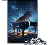 Puzzles for 1000 Piece Galaxy Piano Impossible Jigsaw Puzzles for Adults for Parents, Lovers, Friends - Age 14+ size 38x26cm
