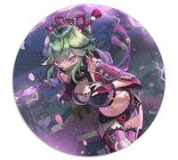 Puzzles for 1000 Piece Genshin Impact Kuki Shinobu Round JigsawPuzzle 1000 Pieces for Adults Educational Activity for Cognitive Skills Cognitive Skill Improvement 67.5x67.5cm