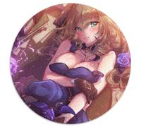 Puzzles for 1000 Piece Genshin Impact Lisa Round JigsawPuzzle 1000 Pieces for Adults Educational Activity for Cognitive Skills Cognitive Skill Improvement 67.5x67.5cm