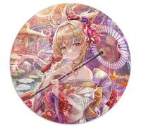 Puzzles for 1000 Piece Genshin Impact Yoimiya Round JigsawPuzzle 1000 Pieces for Adults Educational Activity for Cognitive Skills Cognitive Skill Improvement 67.5x67.5cm