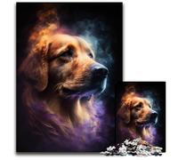 Puzzles for 1000 Piece Golden Retriever Cloud Wooden Jigsaw for Birthdays, Holidays, Best for Christmas 50x75CM/19.68x29.52inch