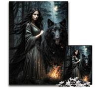 Puzzles for 1000 Piece Hecate Goddess Difficult Puzzles for Adults Family Interactive Game Craft Gift with Colorful Artwork 1000 PCS(38x26cm)