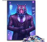Puzzles for 1000 Piece Hitman Tiger Impossible Jigsaw Puzzles for Adults size 26x38cm Gift for Men And Women, Daily & Special Occasion