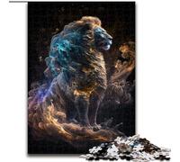 Puzzles for 1000 Piece Infinite Pride Of The Lion Puzzles for Adults Challenging DIY Brain Teaser, Interactive Family Game (Size 26x38cm)