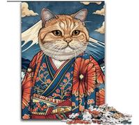 Puzzles for 1000 Piece Japanese Style Cat Impossible Jigsaw Puzzles for Adults 50X75CM Gift for Men And Women, Daily & Special Occasion