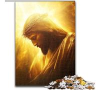 Puzzles for 1000 Piece Jesus 1000 Piece Jigsaw Puzzles for Adults Impossible Educational Home Decoration Games & Gifts (Size 26x38cm)