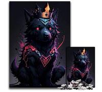 Puzzles for 1000 Piece King Wolf Digital ArtPuzzles for Adults Brain Teaser Game for Teenagers Perfect 1000 PCS(38x26cm)