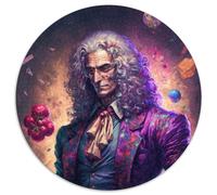 Puzzles for 1000 Piece Mad Doctor Round JigsawPuzzle 1000 Pieces for Adults Educational Activity for Cognitive Skills Cognitive Skill Improvement (67.5x67.5cm)