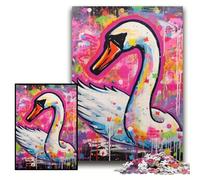 Puzzles for 1000 Piece Mgraffiti Painting Yak cardboard Jigsaw Puzzles 26x38 cm for Mother'S Day, Birthdays, Christmas