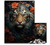 Puzzles for 1000 Piece Mystic Tiger Puzzles for Adults Challenging Brain Teaser - Relaxing Toy for Teenagers 50x75CM/19.68x29.52inch