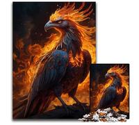 Puzzles for 1000 Piece Mystical Phoenix Bird Puzzles for Adults Brain Teaser Game for Teenagers Perfect 1000 PCS(75x50cm)